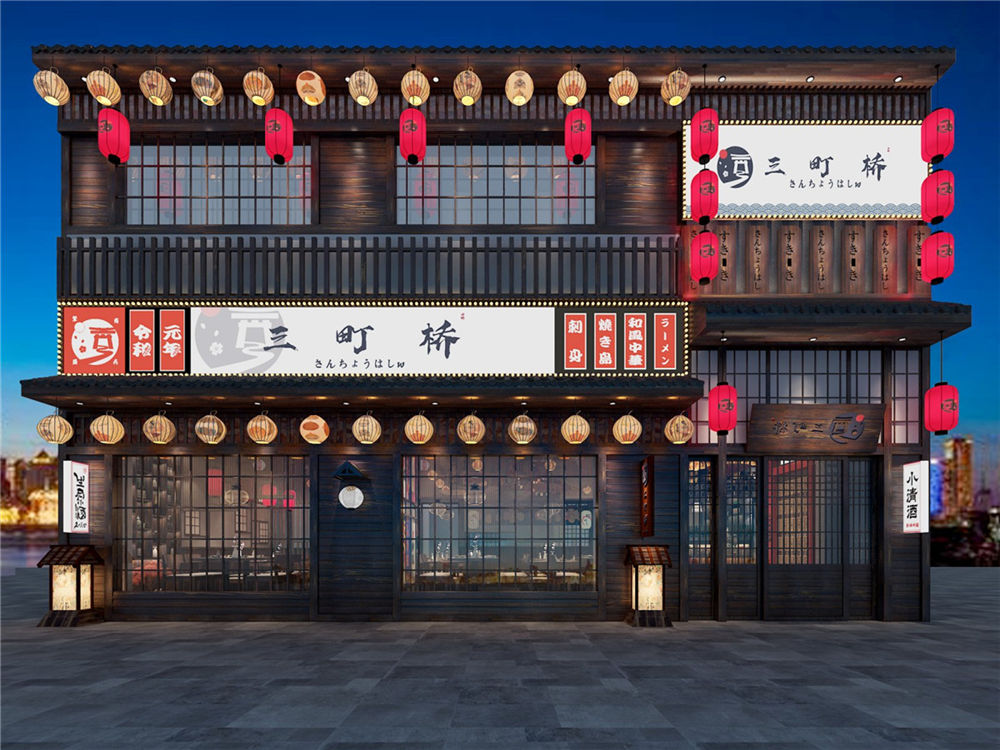 新鄉(xiāng)三町橋日料店裝修公司設(shè)計案例